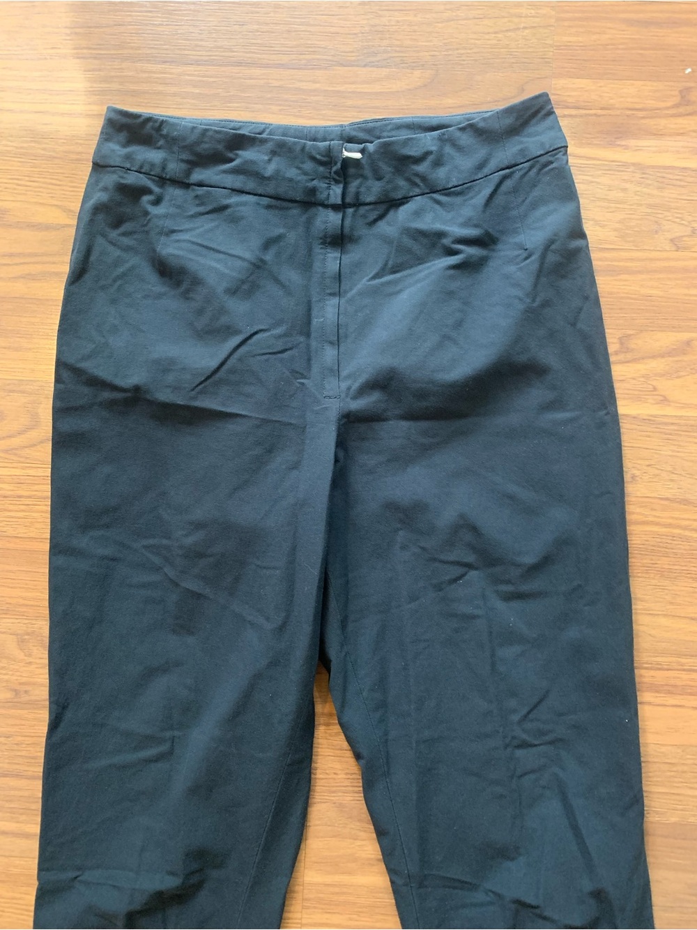 VINTAGE Jil Sander Linda Dresner Collab Tailored Straight Trousers Black 40 - Picture 2 of 8